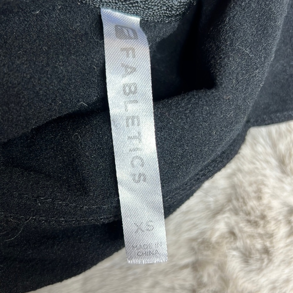 Fabletics Zip Front Long Sleeve Black Jacket Sz Xs - image 7